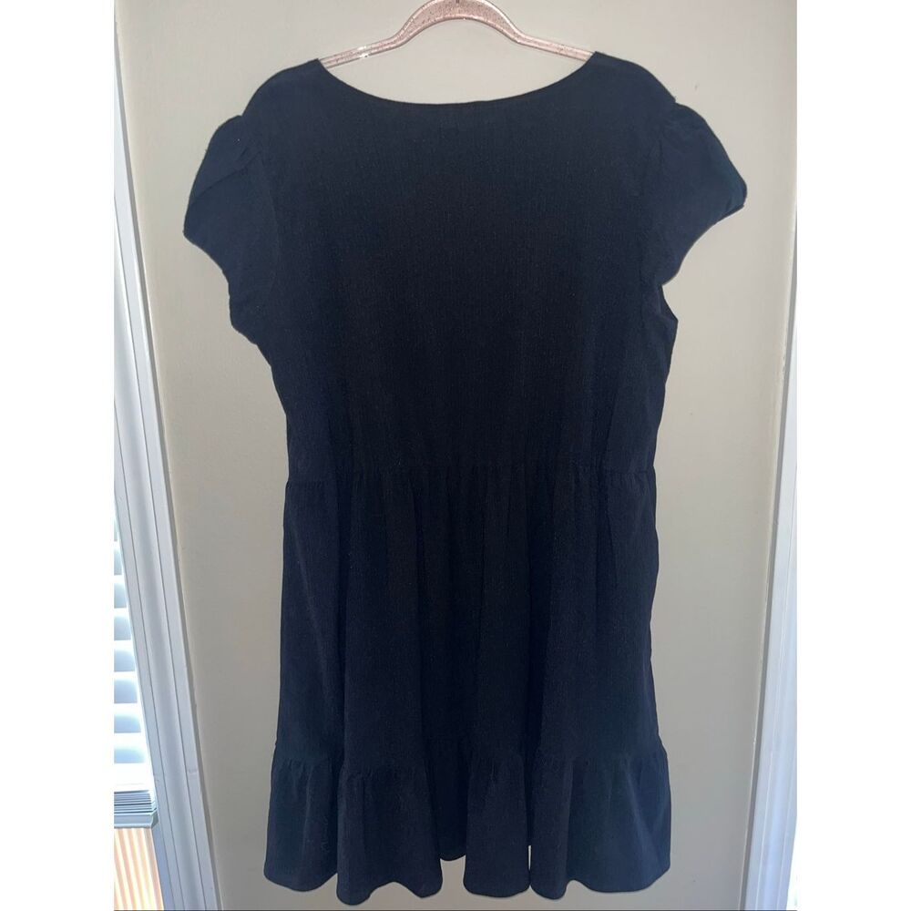 52seven black tiered casual dress XL - Picture 3 of 3